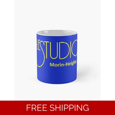 Classic Mug Royal Blue Le Studio Logo MH Yellow